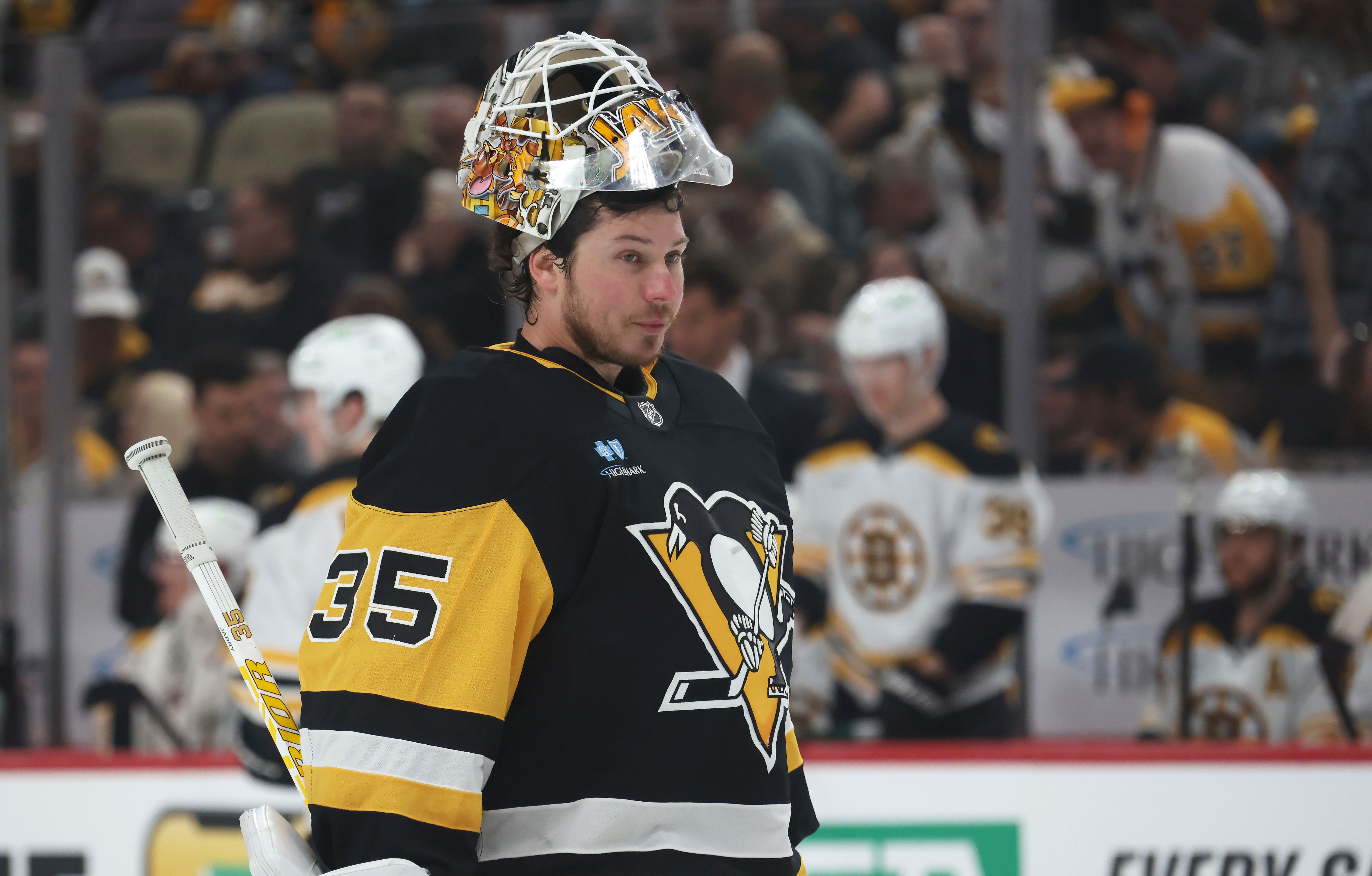 Tristan Jarry's cap hit could become a serious issue for the Pens - Source: Imagn